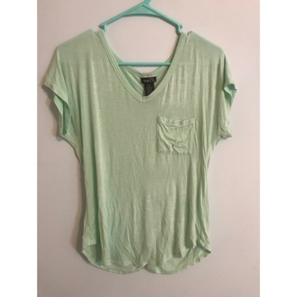 Light Green Rue21 Pocket Tee - Picture 1 of 1